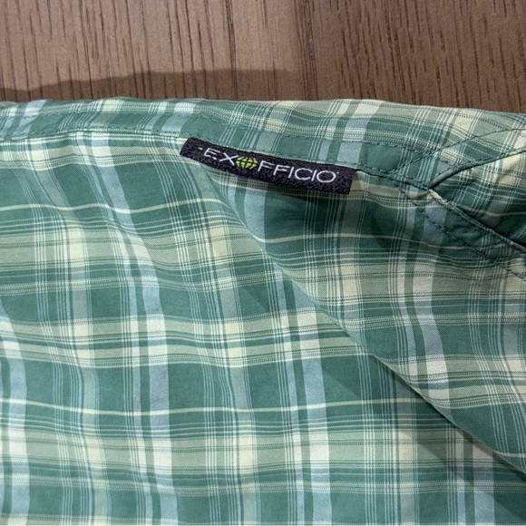ExOfficio Plaid Button Down Ventilated Outdoor Shirt 2XL Long Sleeve Lightweight - Picture 12 of 16